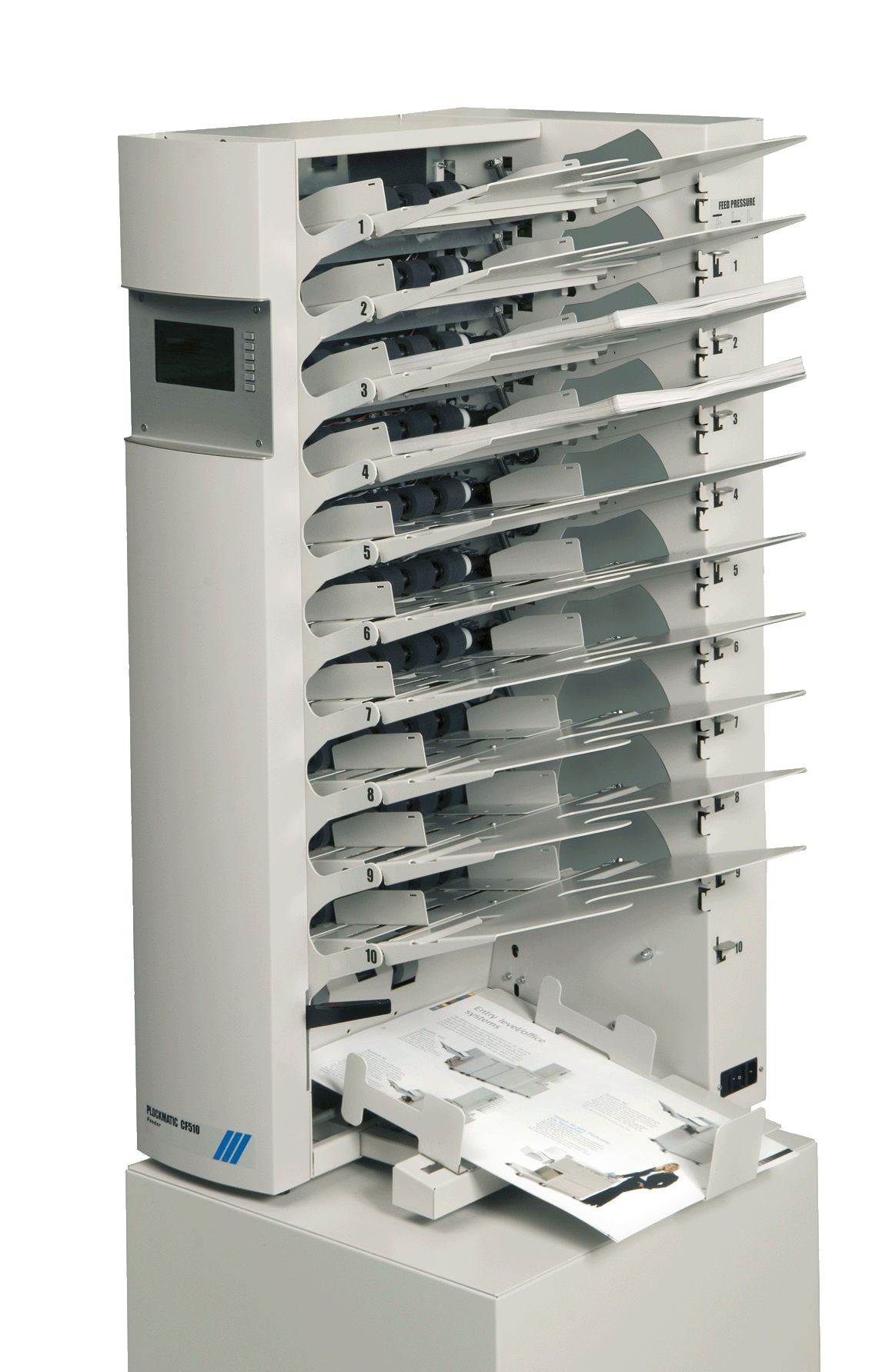 WTEC e.K. - Brosch&uuml;renfertigung - ZUF&Uuml;HRTURM FEEDER/COLLATOR CF 510